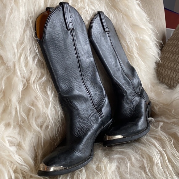 Vintage Black Double H boots - Picture 6 of 7